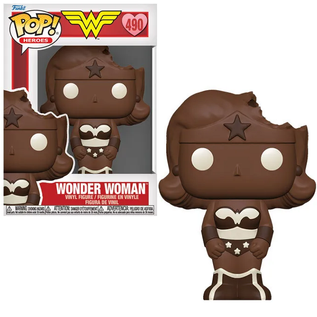  Wonder Woman #490 - Wonder Woman Funko Pop! Heroes [Valentine] 