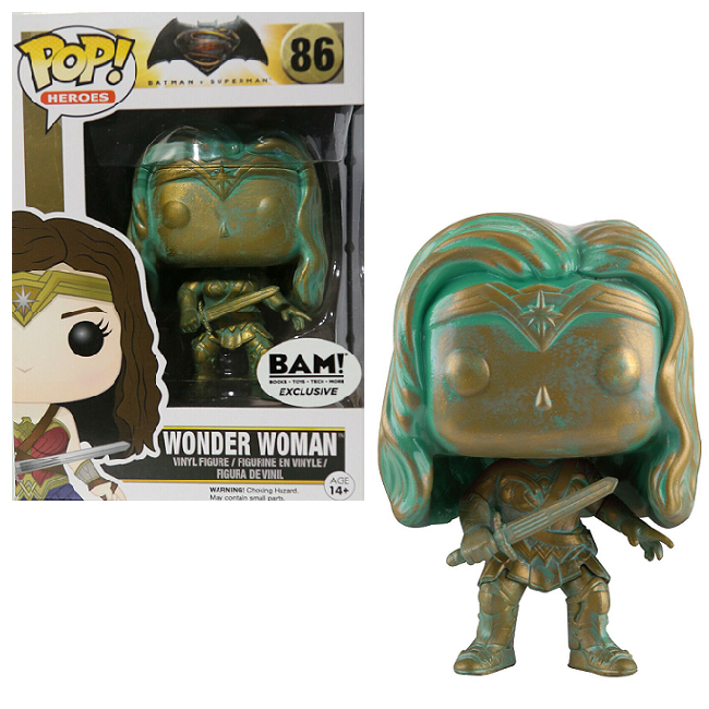  Wonder Woman #86 - Batman v Superman Funko Pop! Heroes [Patina] [BAM! Exclusive] 