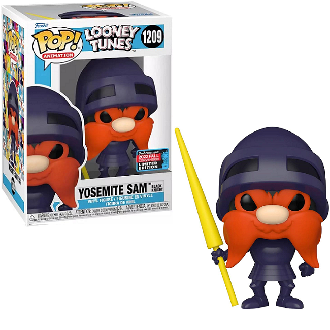  Yosemite Sam as Black Knight #1209 - Looney Tunes Funko Pop! Animation [2022 Fall Convention Limited Edition] 