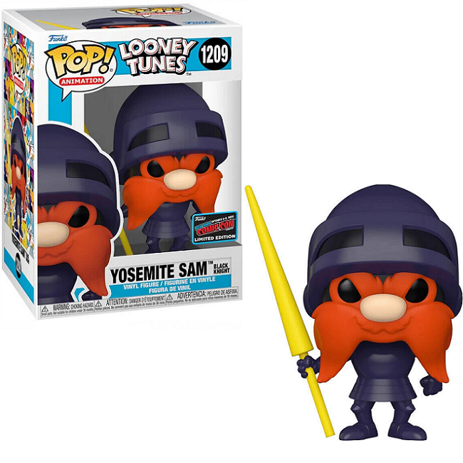  Yosemite Sam as Black Knight #1209 - Looney Tunes Funko Pop! Animation [2022 NYCC Convention Limited Edition] 