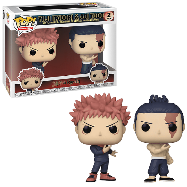  Yuji Itadori and Aoi Todo - Jujutsu Kaisen Funko Pop! Animation 2 Pack 