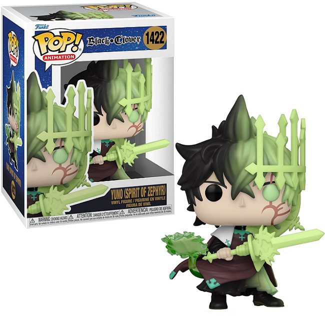  Yuno [Spirit of Zephyr] #1422 - Black Clover Funko Pop! Animation 