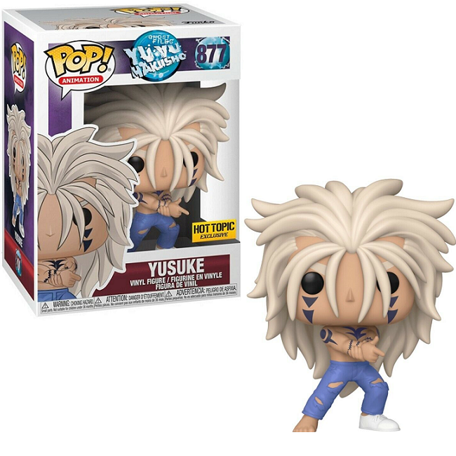  Yusuke #877 - Yu Yu Hakusho Funko Pop! Animation [Hot Topic Exclusive] 