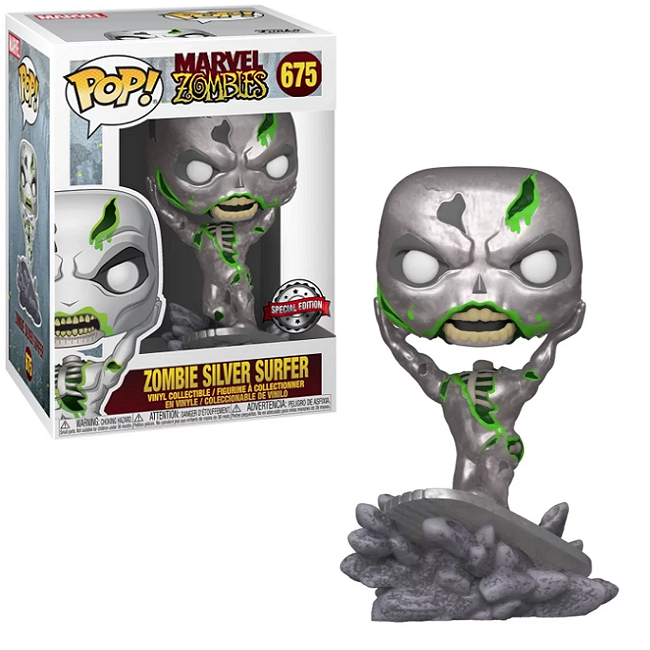  Zombie Silver Surfer #675 – Marvel Zombies Funko Pop! [Special Edition] 