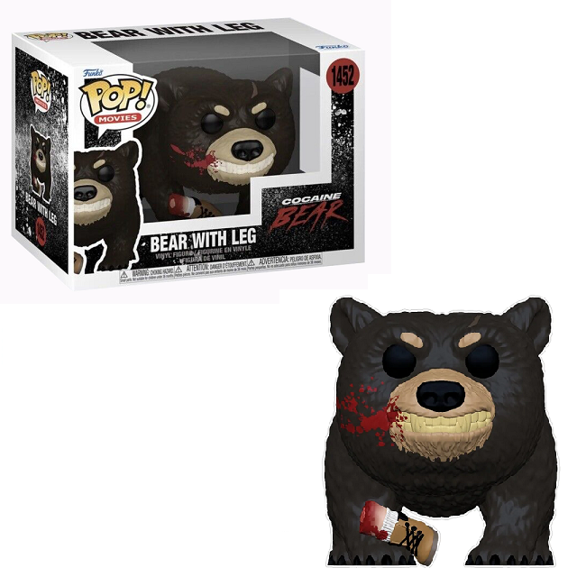  Cocaine Bear With Leg #1452 - Cocaine Bear Funko Pop! Movies 