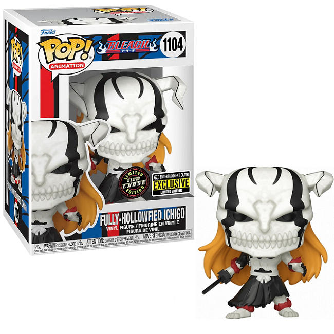  Fully Hollowfied Ichigo #1104 - Bleach Funko Pop! Animation [GITD Chase EE Exclusive] 