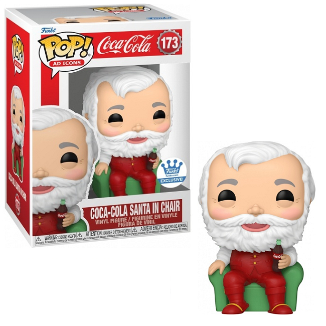  Coca-Cola Santa in Chair #173 - Coca-Cola Funko Pop! Ad Icons [Funko Exclusive] 