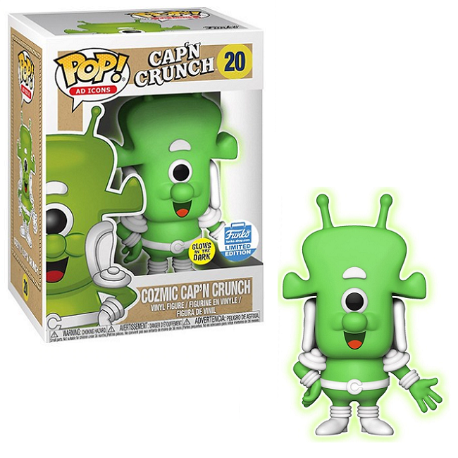  Cozmic Cap'n Crunch #20 - Cap'n Crunch Funko Pop! Ad Icons [GITD Funko Limited Edition] 