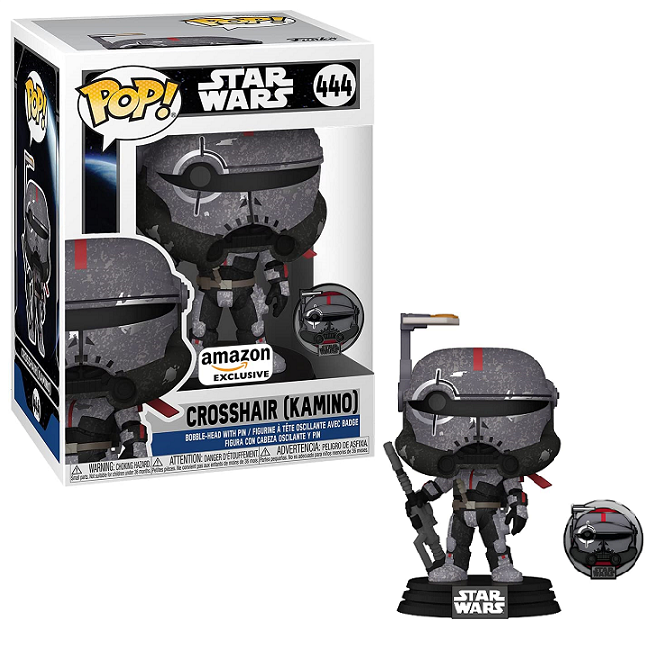  Crosshair Kamino #444 – Star Wars The Bad Batch Funko Pop! [With Pin Amazon Exclusive] 