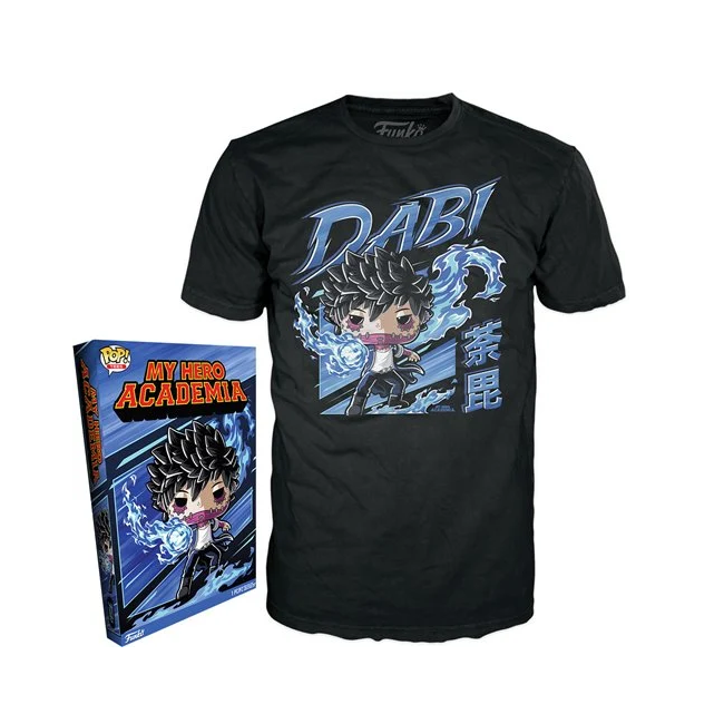  DABI - My Hero Academia Boxed Funko Pop! Tees [Size-XL] 