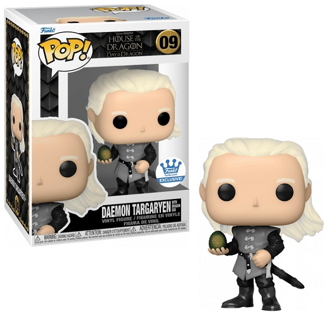  Daemon Targaryen with Dragon Egg #09 - House of the Dragon Funko Pop! [Funko Exclusive] 