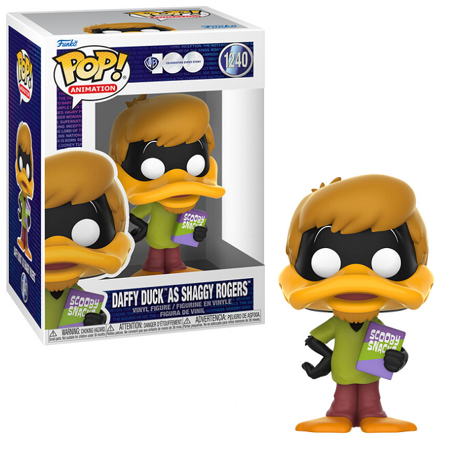  Daffy Duck as Shaggy Rogers #1240 - WB 100th Funko Pop! Animation 