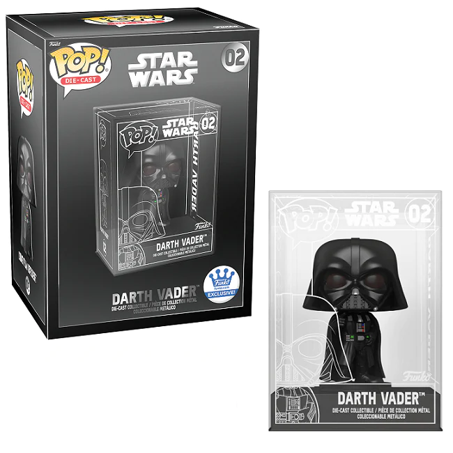  Darth Vader #02 - Star Wars Funko Pop! Die-Cast [Common Funko Exclusive] 