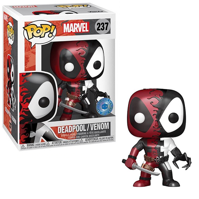  Deadpool Venom #237 - Marvel Funko Pop! [Metallic PIAB Exclusive] 