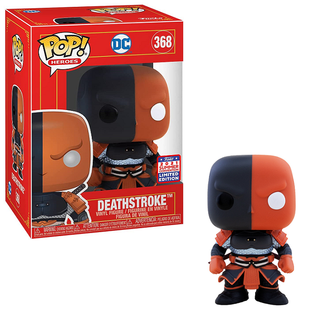  Deathstroke #368 – DC Funko Pop! Heroes [2021 Summer Convention Shared Limited Edition] 