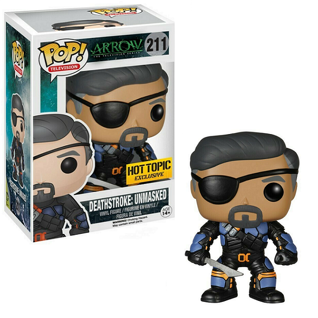  Deathstroke Unmasked #211 - Arrow Funko Pop! TV [Hot Topic Exclusive] 