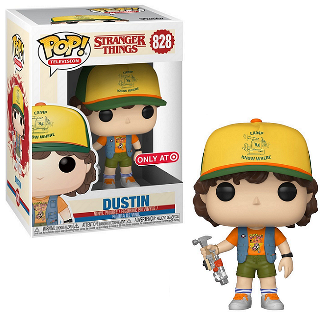  Dustin #828 - Stranger Things Funko Pop! TV [Target Exclusive] 