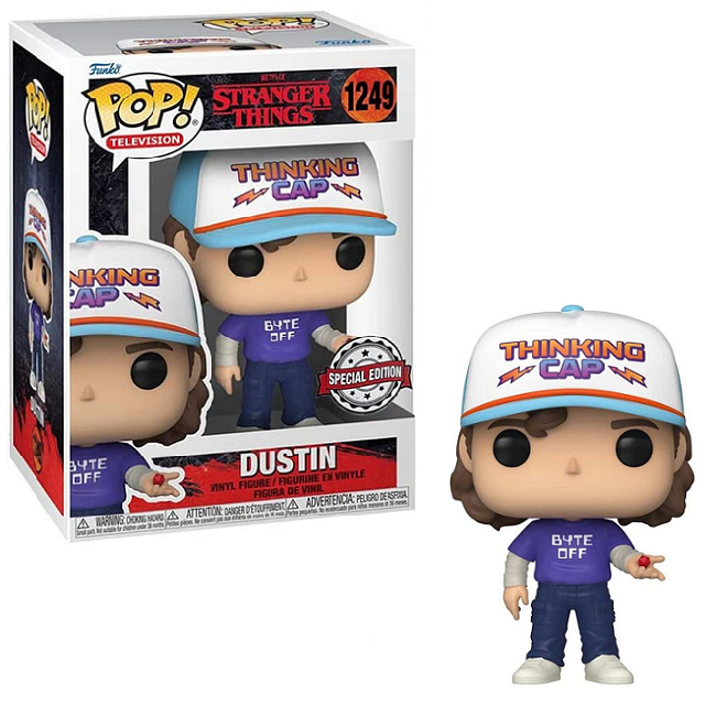  Dustin #1249 - Stranger Things Funko Pop! TV [Special Edition] 