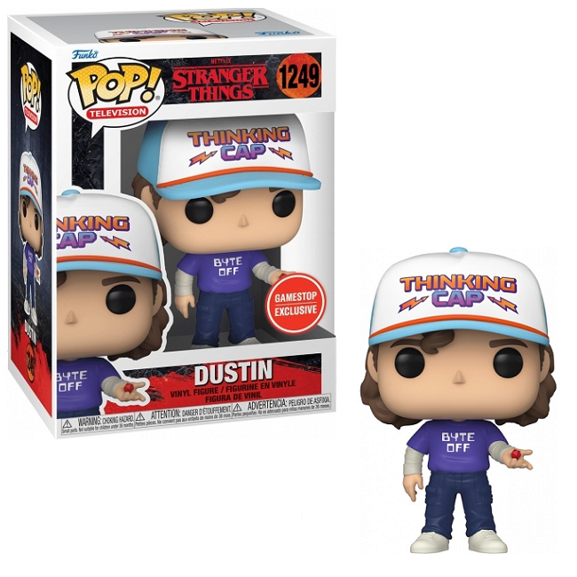  Dustin #1249 - Stranger Things Funko Pop! TV [GameStop Exclusive] 