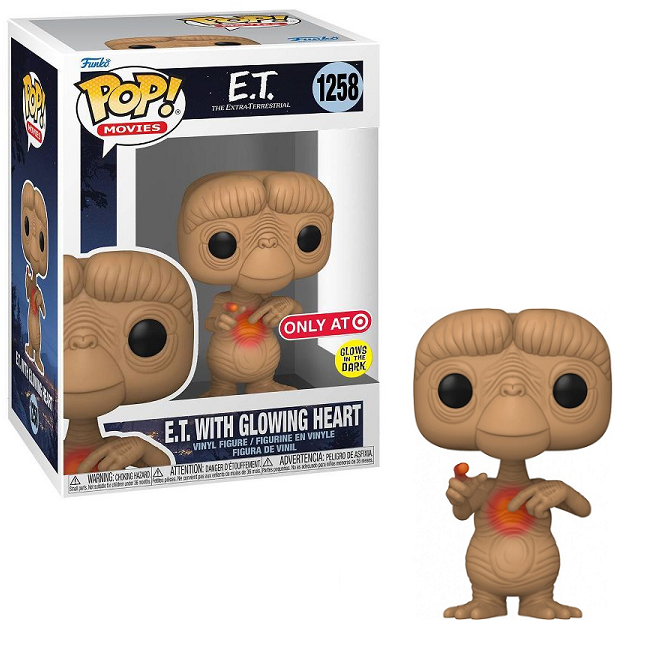  ET With Glowing Heart #1258 - ET Funko Pop! Movies [Gitd Target Exclusive] 