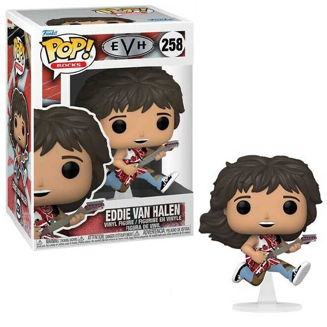  Eddie Van Halen #258 - EVH Funko Pop! Rocks [With Guitar] 