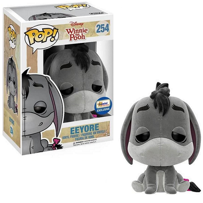  Eeyore #254 - Winnie the Pooh Funko Pop! [Flocked Gemini Exclusive] 