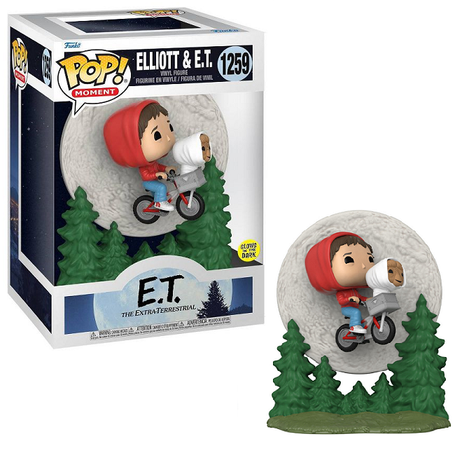  Elliot and ET #1259 - ET Funko Pop! Moment [Gitd] 