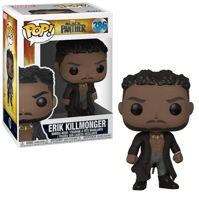  Erik Killmonger #386 - Black Panther Funko Pop! 
