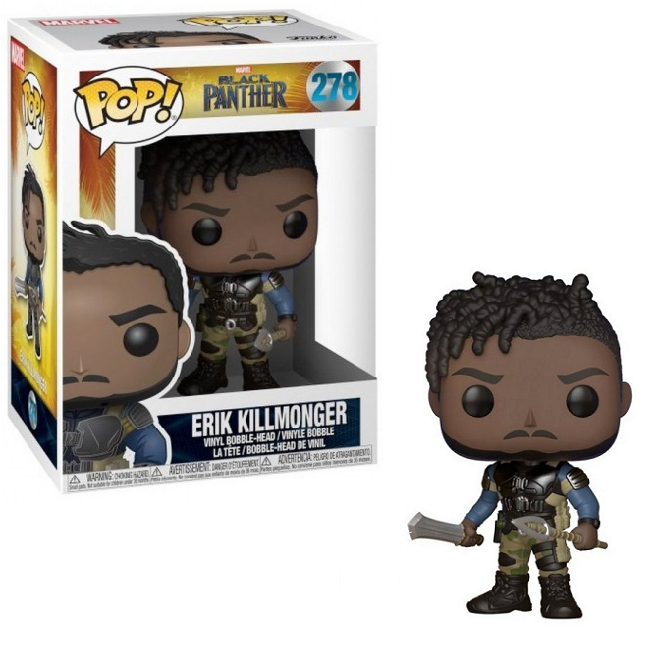  Erik Killmonger #278 - Black Panther Funko Pop! 