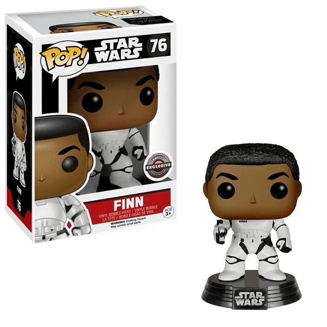  Finn #76 - Star Wars Funko Pop! [Stormtrooper Gear] [GameStop Exclusive] 