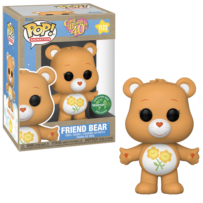  Friend Bear #1123 - Care Bears Funko Pop! Animation [Earth Day 2022 WalMart Exclusive] 