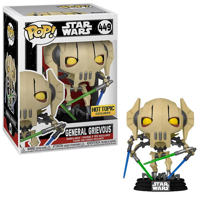  General Grievous #449 – Star Wars Funko Pop! [Hot Topic Exclusive] [Minor Box Damage] 