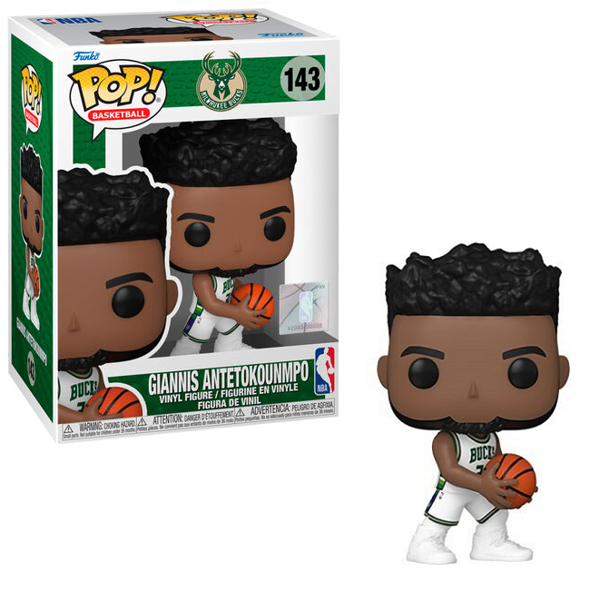  Giannis Antetokounmpo #143 - Milwaukee Bucks Funko Pop! Basketball 