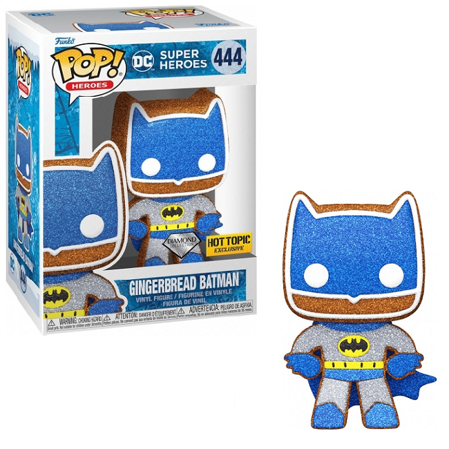  Gingerbread Batman #444 - DC Super Heroes Funko Pop! Heroes [Diamond Hot Topic Exclusive] 