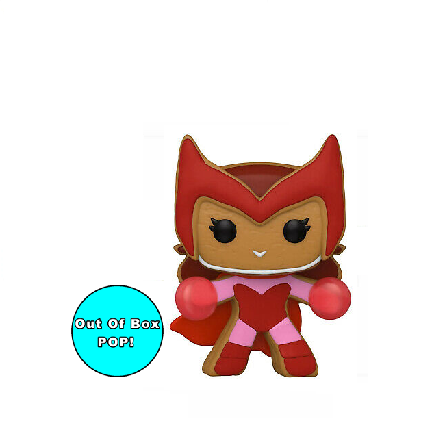 Gingerbread Scarlet Witch #940 - Marvel Funko Pop! [Holiday] [OOB] 