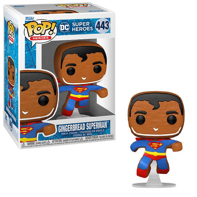  Gingerbread Superman #443 - DC Super Heroes Funko Pop! Heroes [Holiday] 