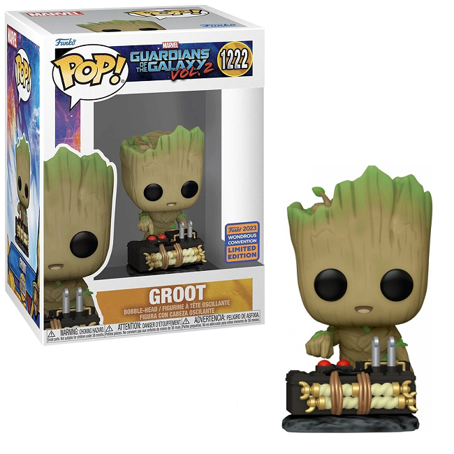  Groot #1222 - Guardians Of The Galaxy Vol 2 Funko Pop! [2023 Wondrous Convention] 