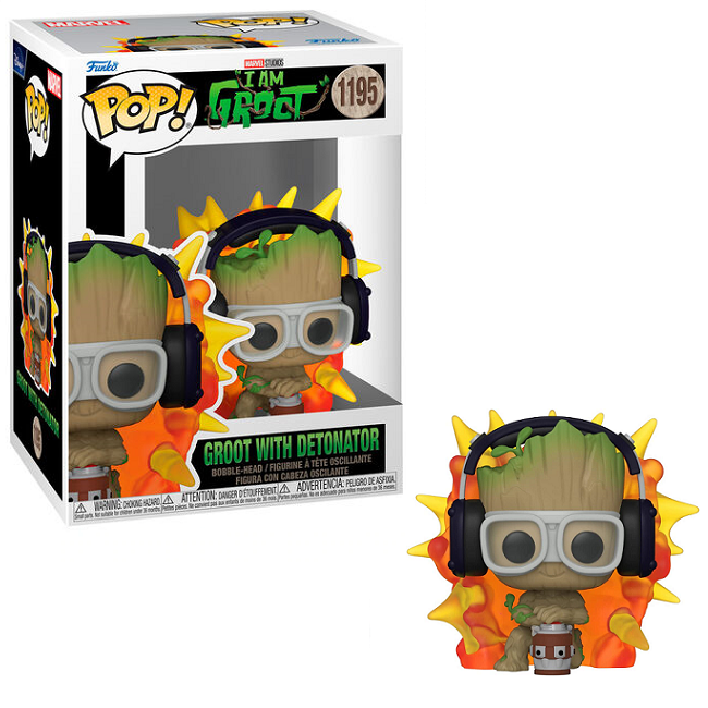  Groot with Detonator #1195 - I Am Groot Funko Pop! 