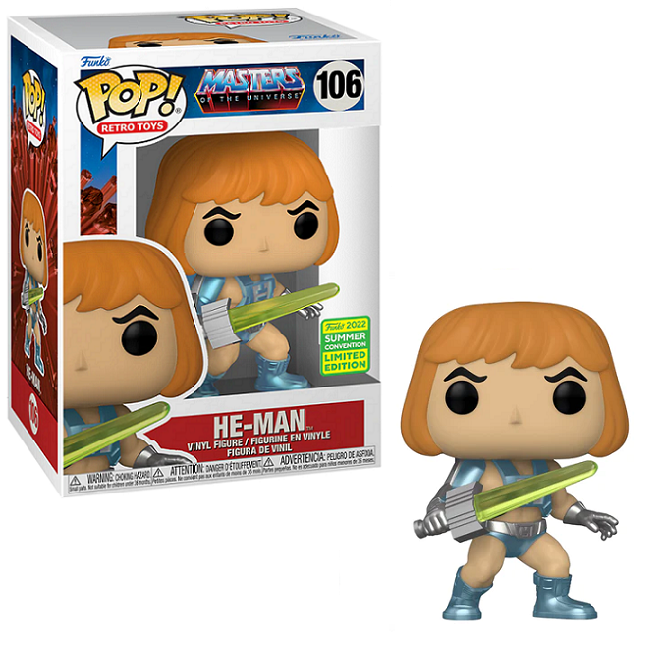  He-Man #106 - Masters of the Universe Funko Pop! Retro Toys [2022 Summer Convention Limited Edition] 