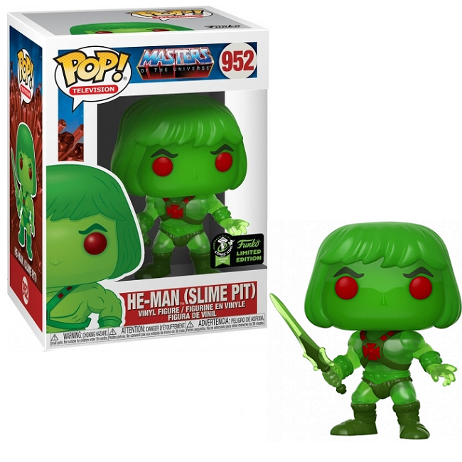  He-Man #952 - Masters of the Universe Funko Pop! TV [Slime Pit] [2020 ECCC Con Exclusive] 
