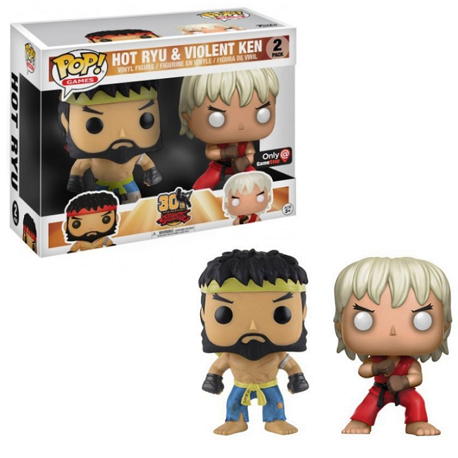  Hot Ryu & Violent Ken - Street Fighter Funko Pop! Games [GameStop Exclusive] 