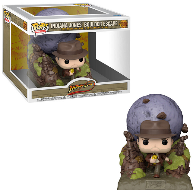  Indiana Jones Boulder Escape #1360 - Indiana Jones Funko Pop! Moment 