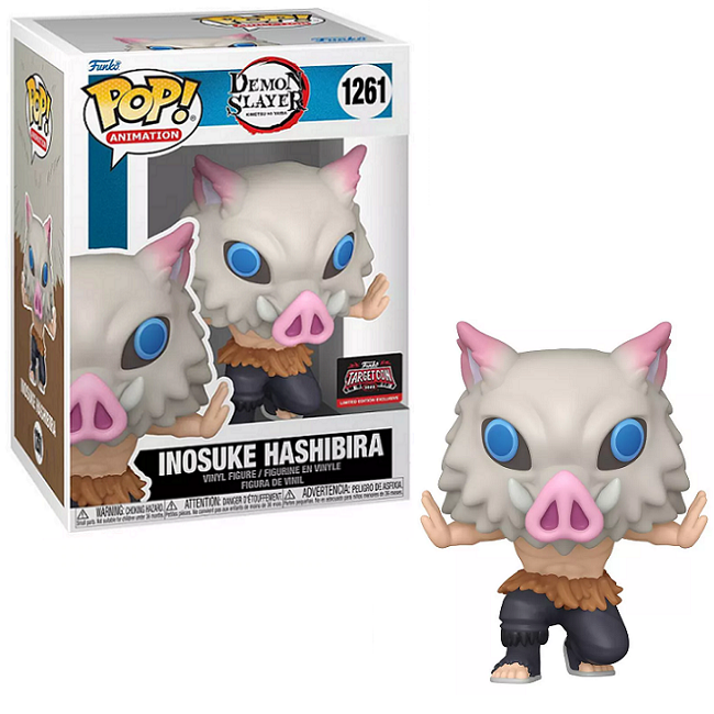  Inosuke Hashibira #1261 - Demon Slayer Funko Pop! Animation [2023 Target Con Exclusive] 