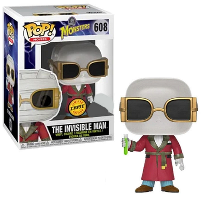  Invisible Man #608 - Universal Monsters Funko Pop! Movies [Chase Version] 