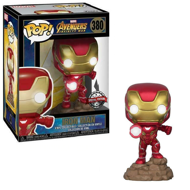  Iron Man #380 - Avengers Infinity War Funko Pop! [Light-Up Special Edition] 