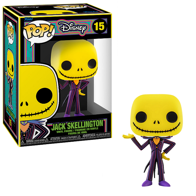  Jack Skellington #15 - Nightmare Before Christmas Funko Pop! [Blacklight] 