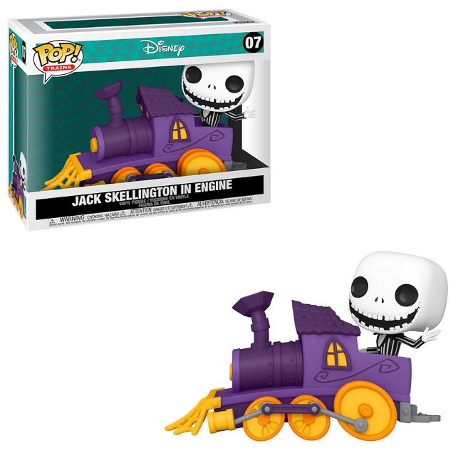  Jack Skellington in Engine #07 - Nightmare before Christmas Funko Pop! Trains 