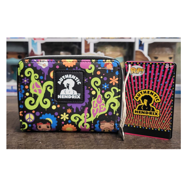  Jimi Hendrix - Love & Flowers Funko Wallet [AOP] 