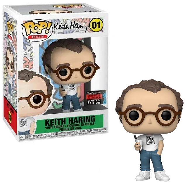  Keith Haring #01 – Keith Haring Funko Pop! Artists [2019 Fall Convention Limited Edition] 