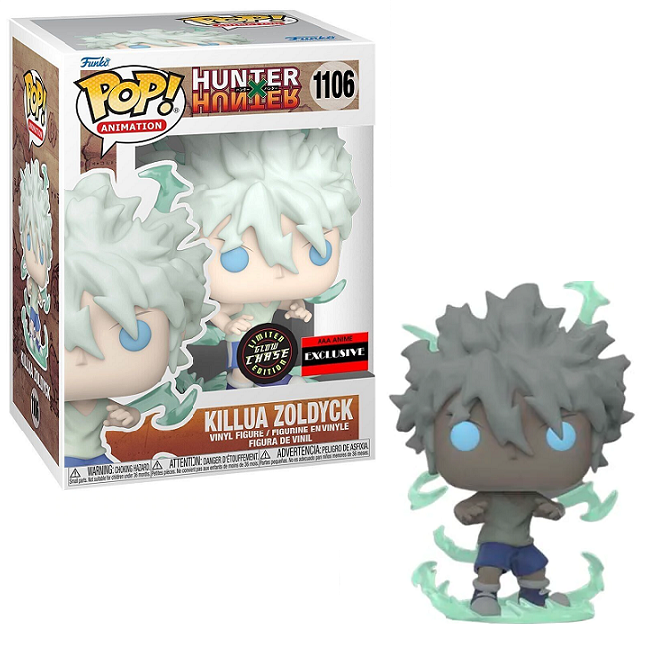  Killua Zoldyck #1106 - Hunter x Hunter Funko Pop! Animaton [Gitd AAA Anime Exclusive Chase] 